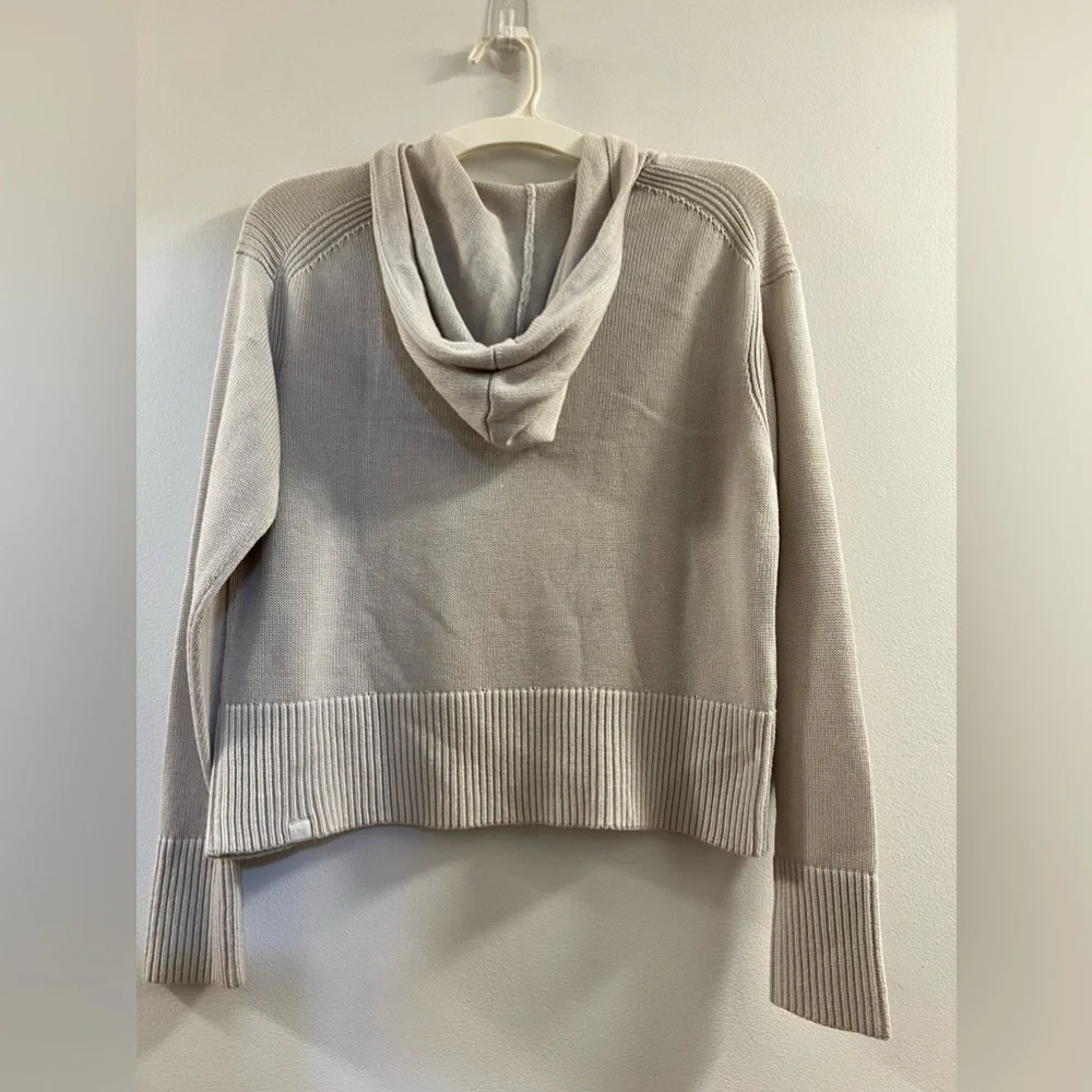 Lululemon Double Knit Sweater Hoodie White Opal